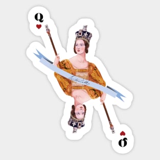 Queen Victoria card 02 Sticker